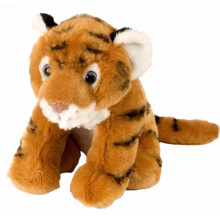 Custom Soft Tiger Plush Toys Pillow Animal Kawaii Doll Cotton Girl bue Toys For Children